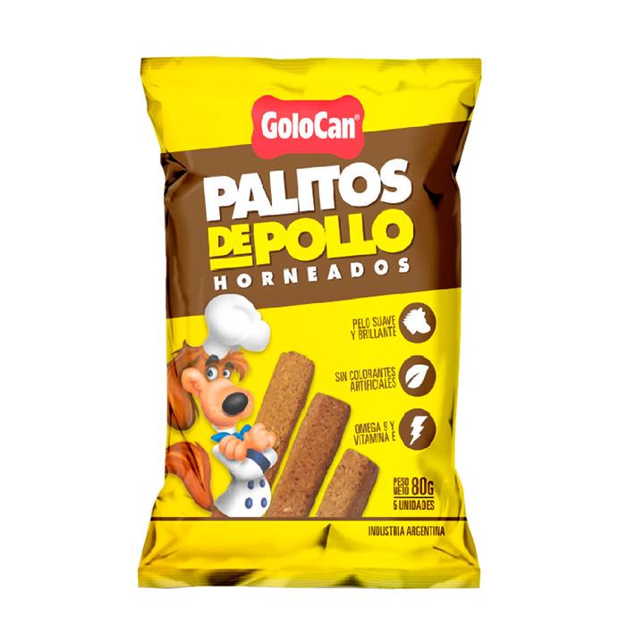 Palitos de Pollo Golocan Paquete x 80 g. (5 palitos) (GOL440)